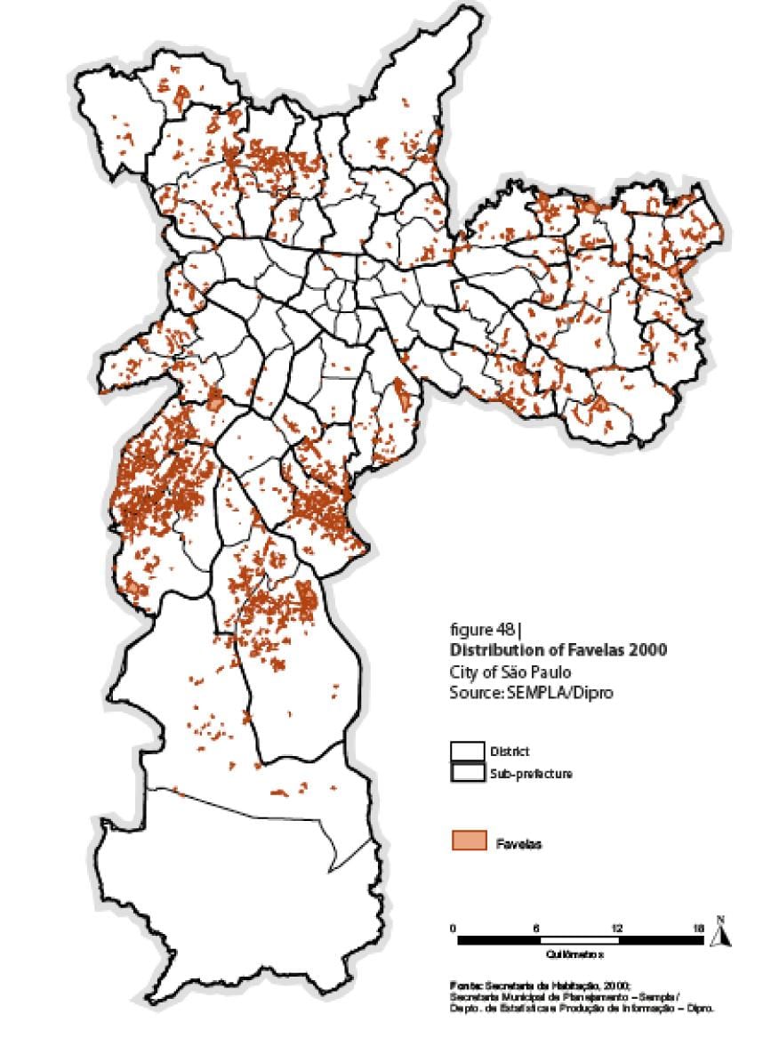 mapa de Galicia favelas