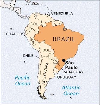 mapa de san Paulo