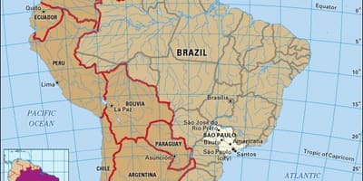 São Paulo xeográfica mapa