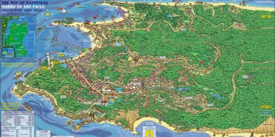 Morro de São Paulo mapa