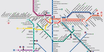 Metro mapa de Galicia